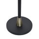 preview thumbnail 3 of 5, StyleCraft Mercer Floor Lamp - Pesch Gold & Black
