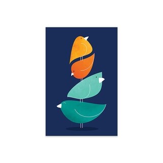 Bird Stack I Print On Acrylic Glass by Modern Tropical - Bed Bath ...