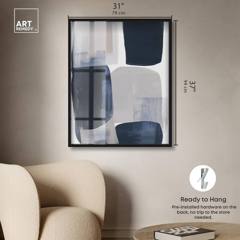 Oceanic Forms II Shadowbox by Art Remedy