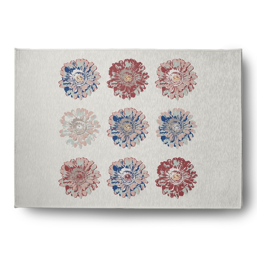 Gypsy Floral Spring Chenille Indoor/Outdoor Rug