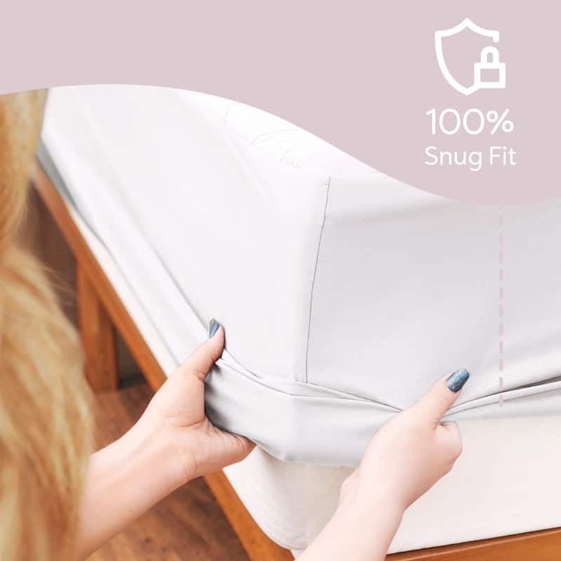 Virtu Quilted Fitted Mattress Pad Cover