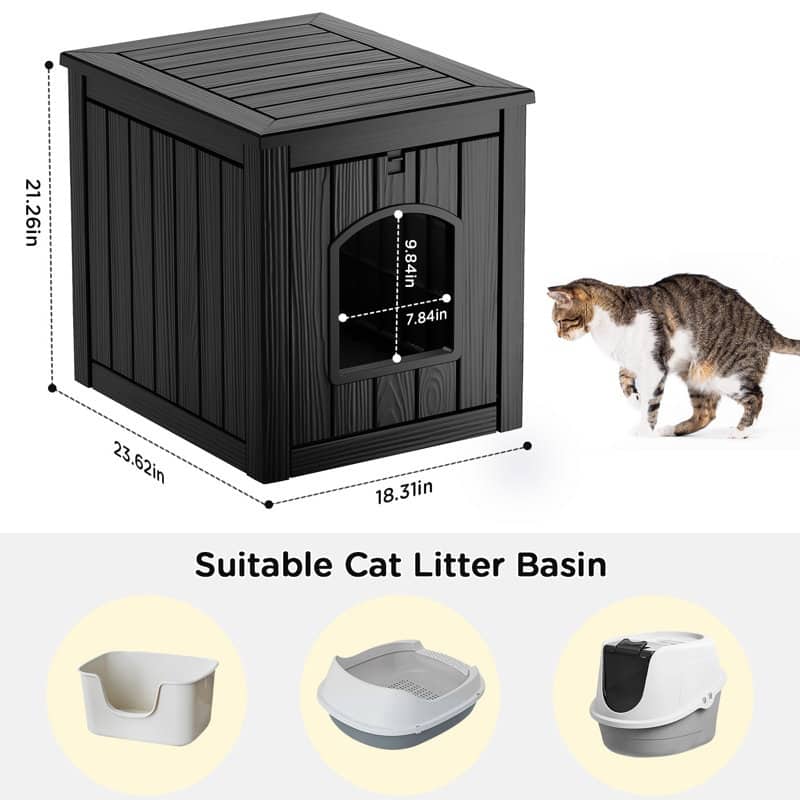 Waterproof Resin Cat House
