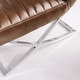 preview thumbnail 38 of 36, Art Leon Retro Armless PU Leather Chair