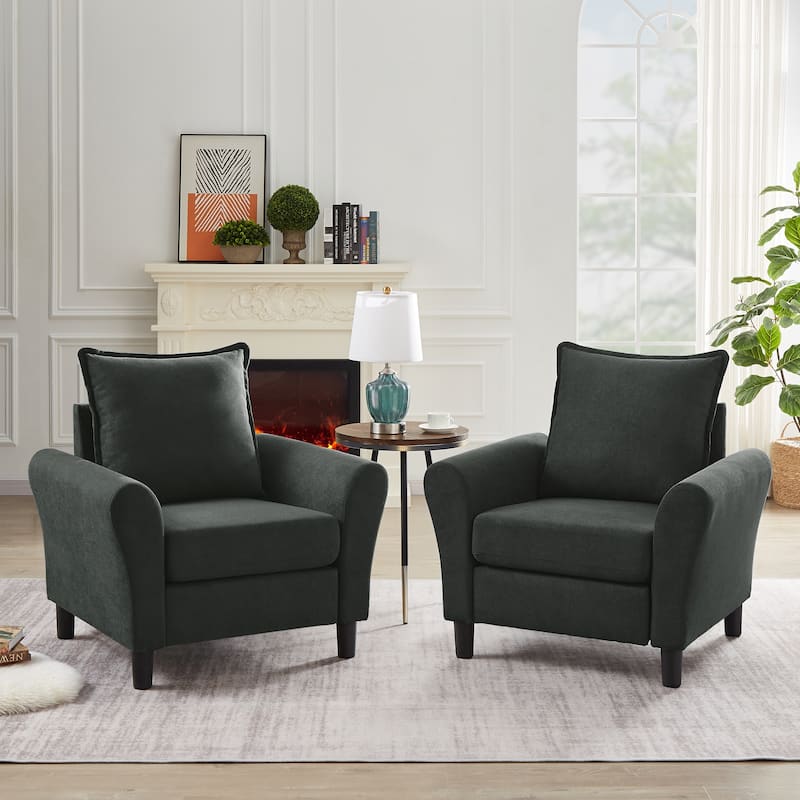 Modern Accent Chair Comfy Upholstered Armchair for Living Room