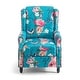 preview thumbnail 52 of 91, Linen Manual Upholstered Recliner with Wood Legs