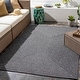 preview thumbnail 5 of 61, Livabliss Sharrah Indoor/ Outdoor Solid Braided Area Rug 10' x 13' - Charcoal