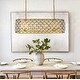 preview thumbnail 6 of 5, 8-Light Mid Century Modern Gold Crystal Chandelier for Dining Room