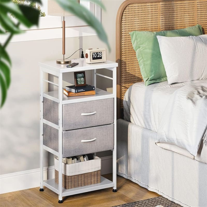 Night Stand with Charging Station
