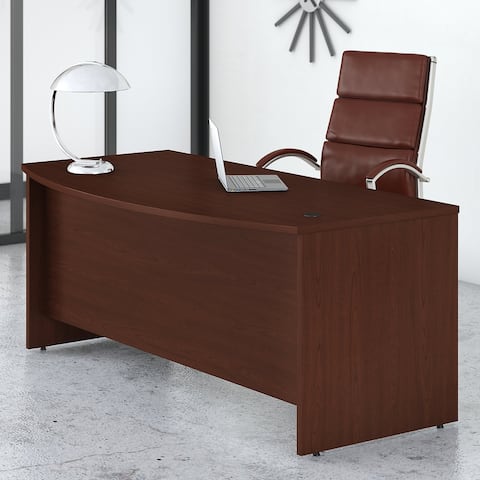 Studio C 72W x 36D Bow Front Desk by Bush Business Furniture