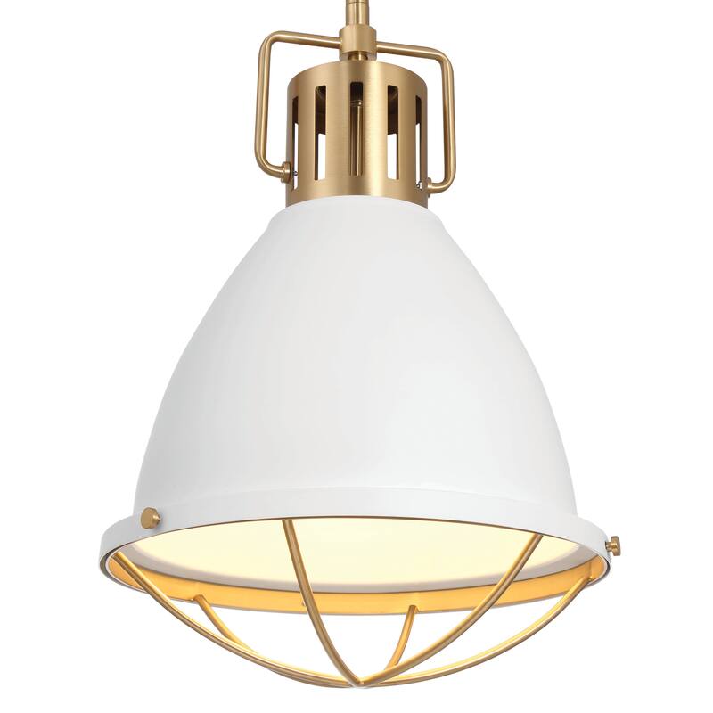 Kent Caged Metal Ceiling Light - 12.7"L x 12.7"W x 17.3"H
