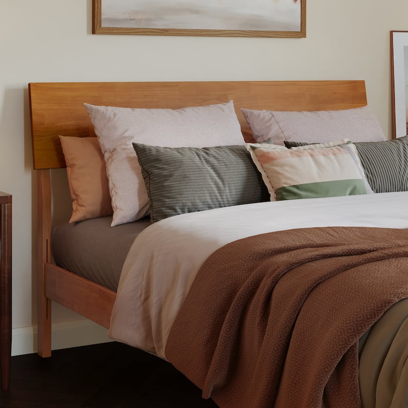 AFI Bradford Adjustable Wood Panel Headboard - Light Toffee - Full