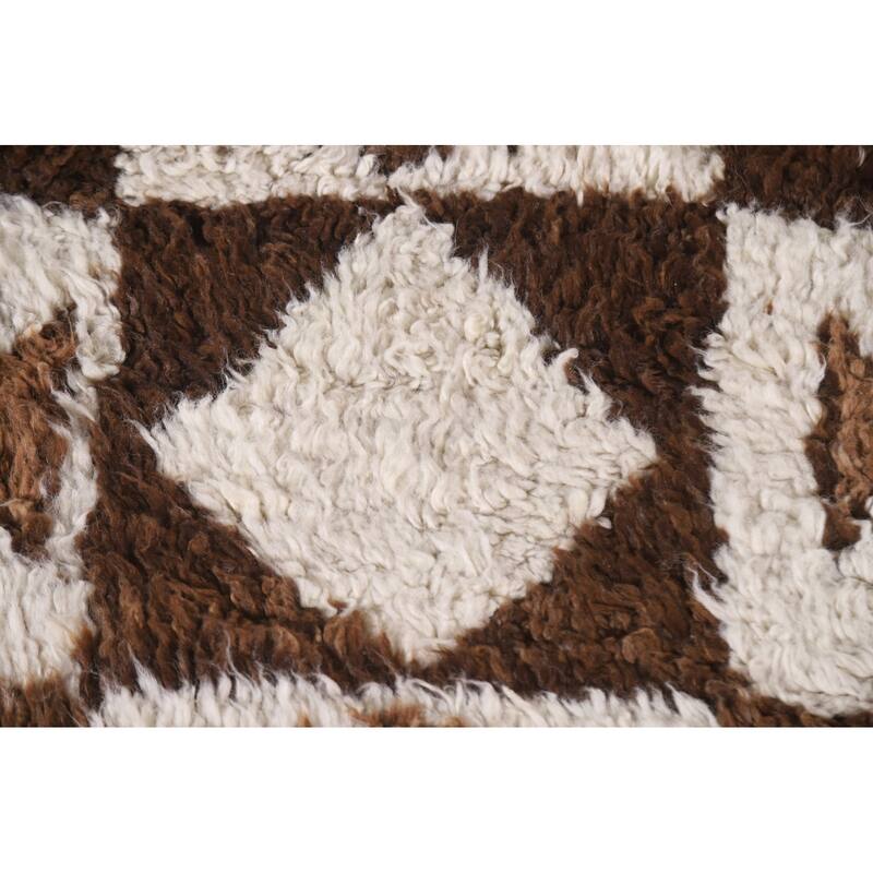 Plush Turkish Anatolian Oriental Runner Rug Hand-knotted Wool Carpet - 3'7"x 10'11"