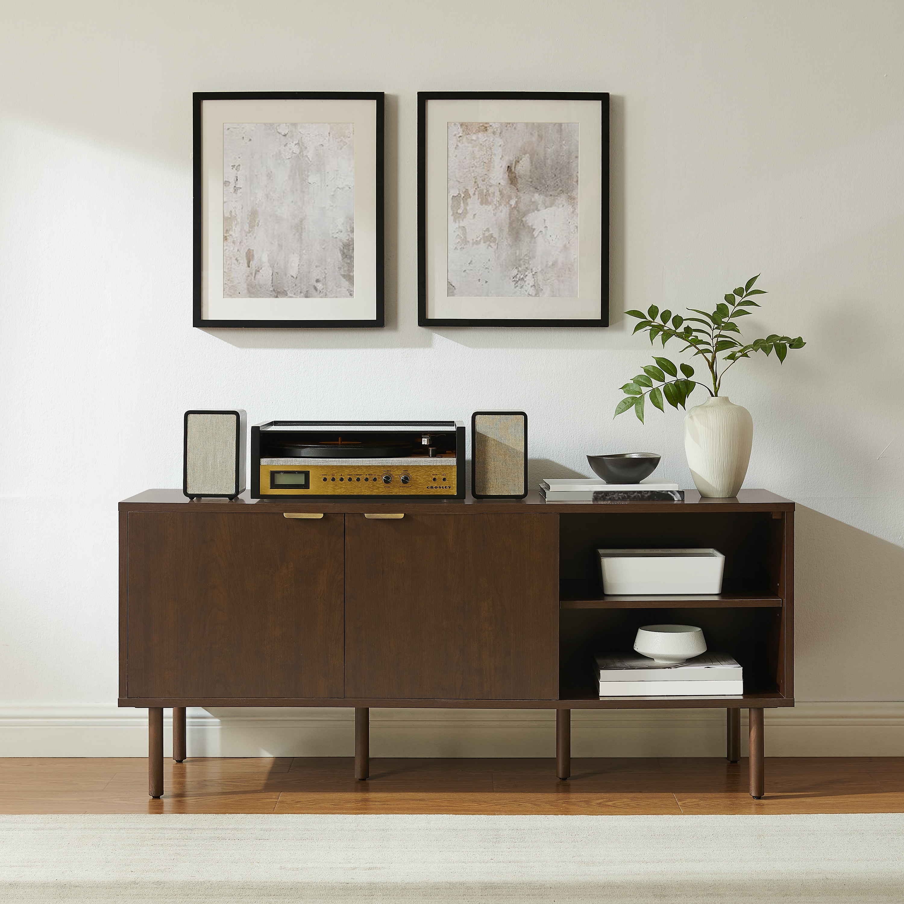 Crosley Brody Record Storage Sideboard