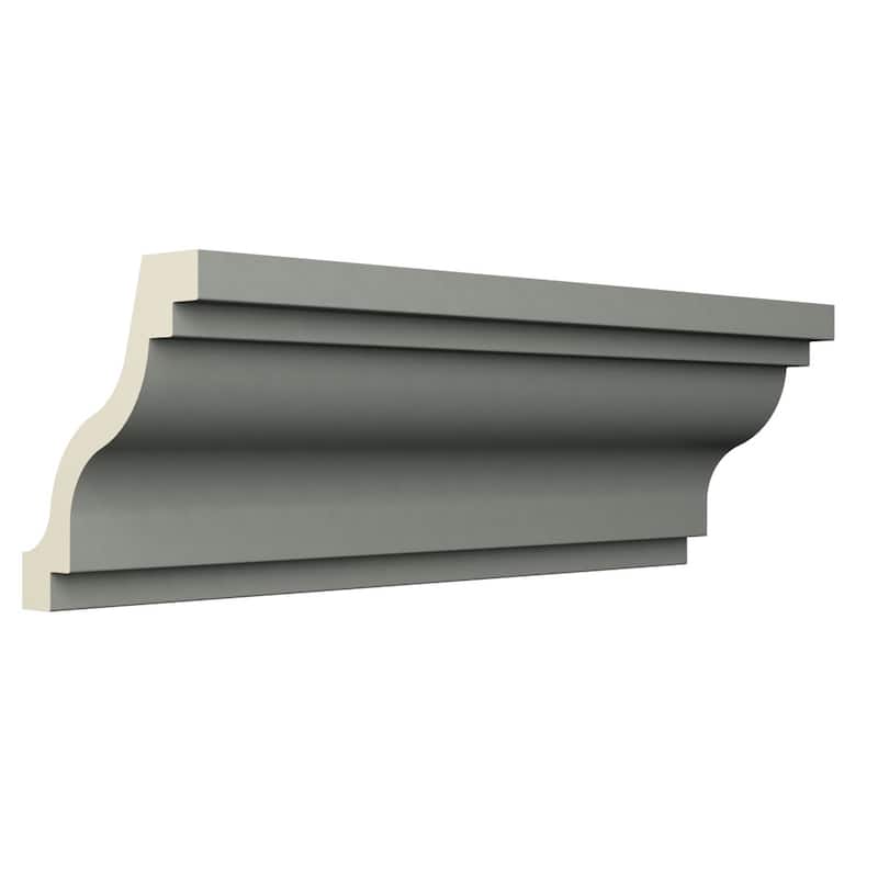 2 3/8"H x 2"P x 3"F x 96"L Cecilia Crown Moulding - 1-Pack