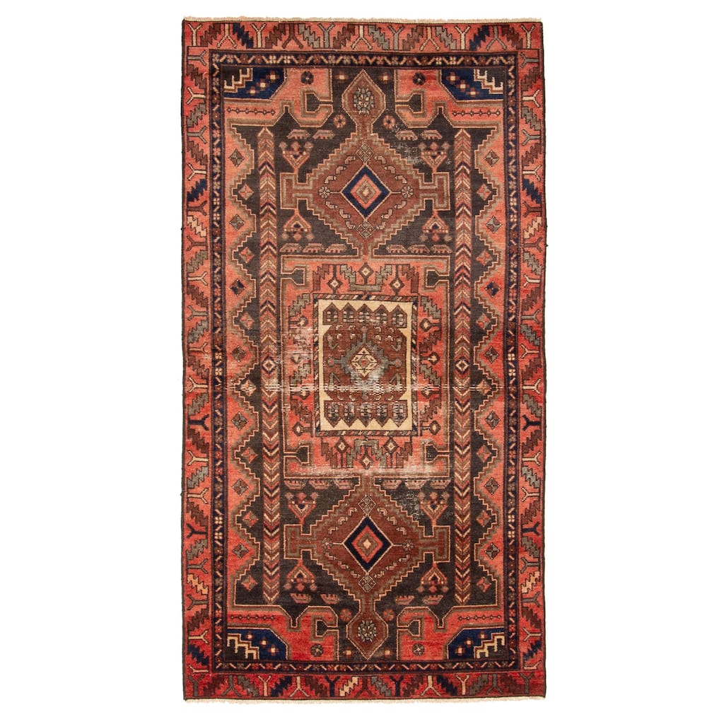 ECARPETGALLERY Hand-knotted Konya Anatolian Copper Wool Rug - 3'9 x 7'5