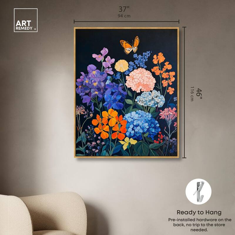 Twilight Blossoms I Canvas by Art Remedy