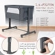 preview thumbnail 8 of 17, Babyjoy 3-in-1 Baby Bassinet Beside Sleeper Crib with 5-Level - See Details