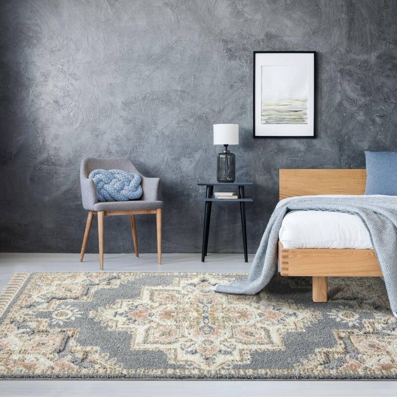 Luxe Weavers Indoor Southwestern Area Rug Boho Fringe Floor Cover