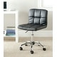 preview thumbnail 1 of 4, Safavieh Brunner Black Desk Chair - 18.3" x 21.9" x 31.5"