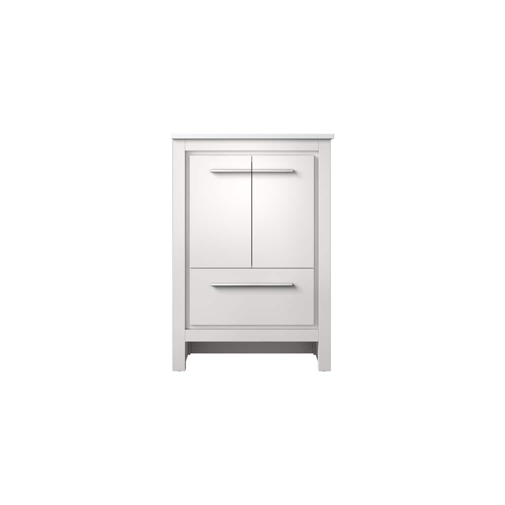 Lafarre Bath Vanity and White Quartz Top.