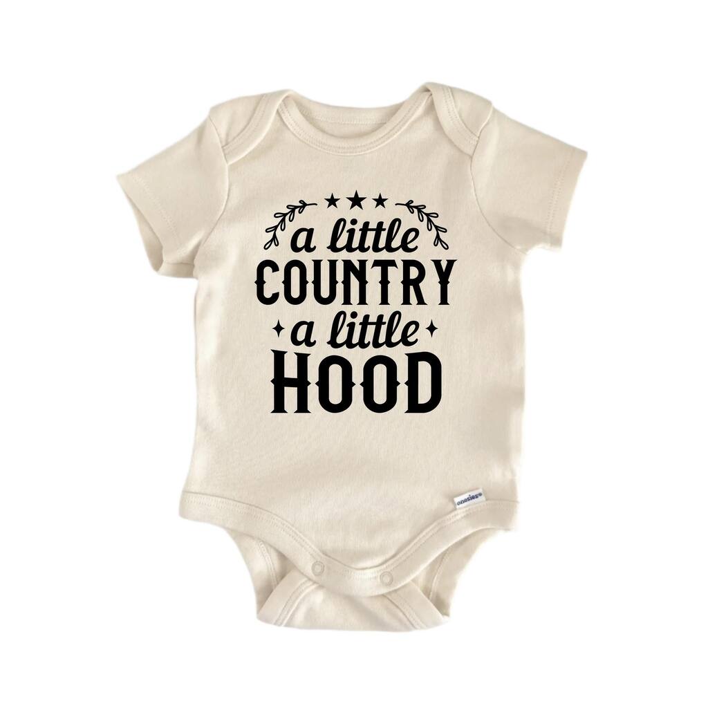 Country Hood - Baby Boy Girl Clothes Infant Bodysuit Funny Cute Newborn