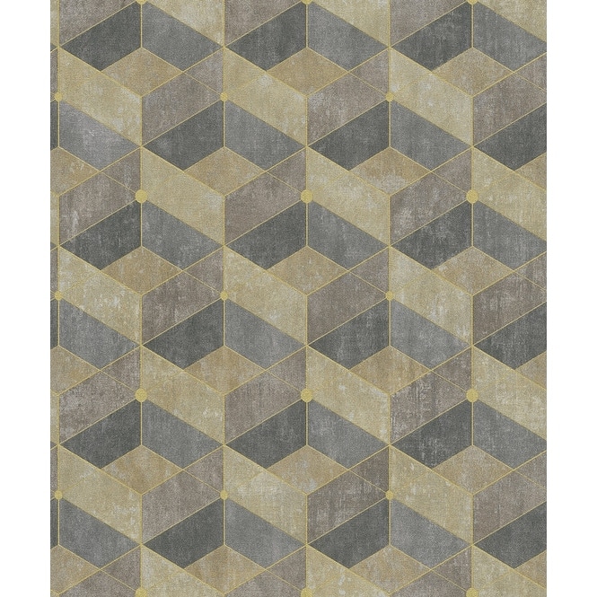 Advantage Muir Neutral Geo Wallpaper