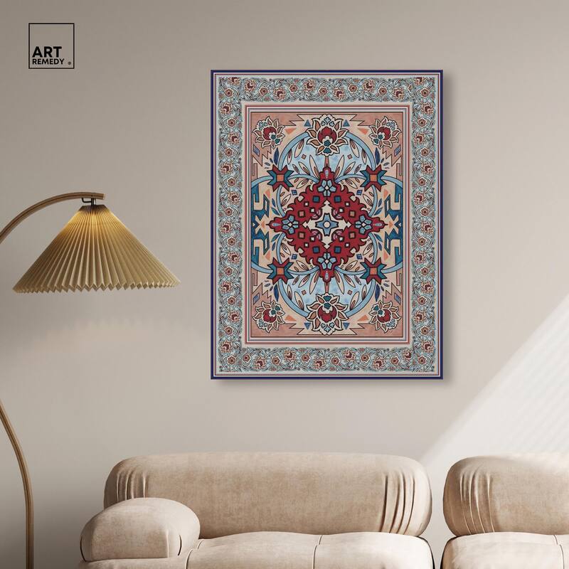 Ornamental bloom Canvas by Art Remedy, Gallery Wrapped