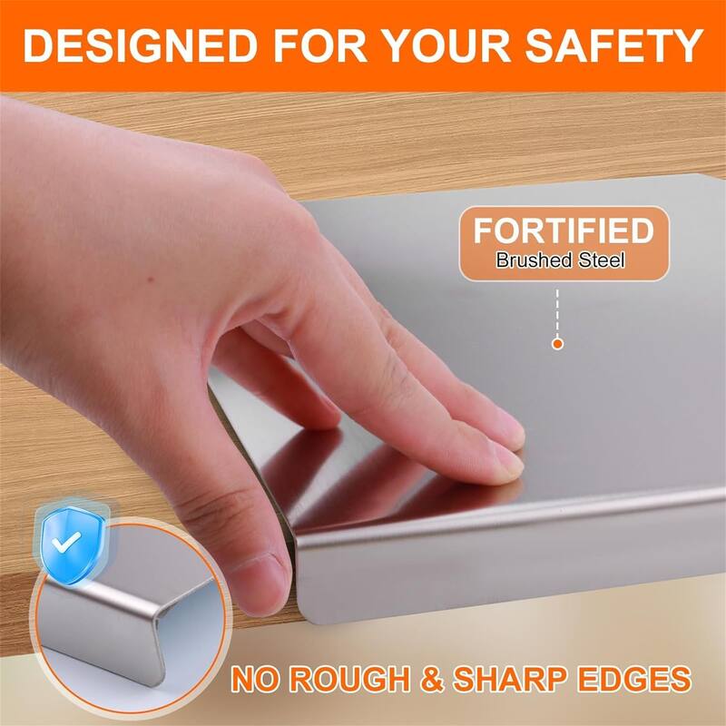 40CM*50CM Premium Stainless Steel Cutting Board for Kitchen