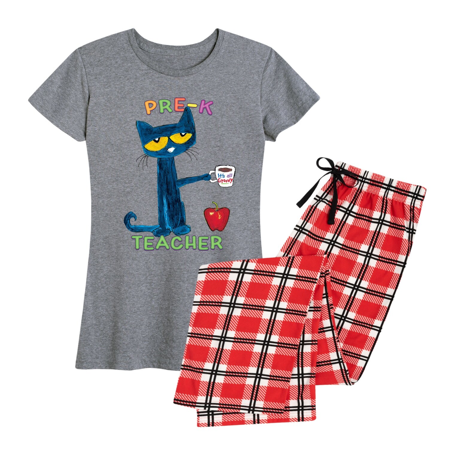 Shop Pete The Cat Pre K Teacher Women S Pajama Set Overstock