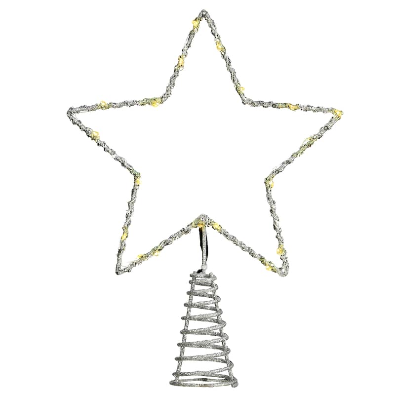 National Tree Company 13.5 in. Open Star Tree Top for Artificial Trees with Dual Color Lights - 13.5 in