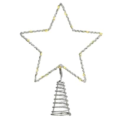 National Tree Company 13.5 in. Open Star Tree Top for Artificial Trees with Dual Color Lights - 13.5 in