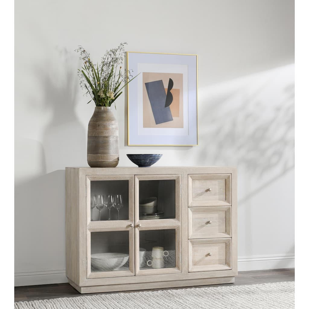 Classic Home Isha Mango Wood Cabinet