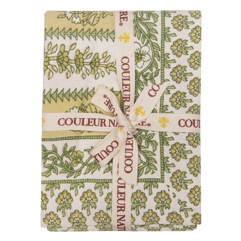 Couleur Nature Provence Avignon Tea Towels - Set of 3 - Pistache