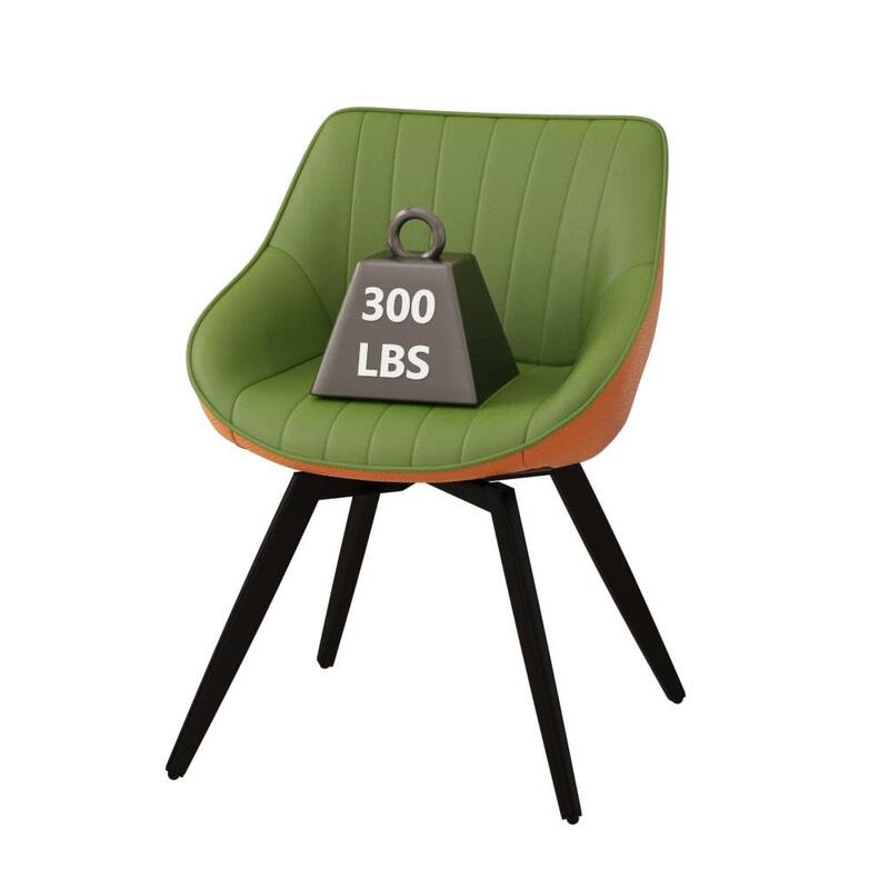 PU Dining Chair Set - Green - Set of 2