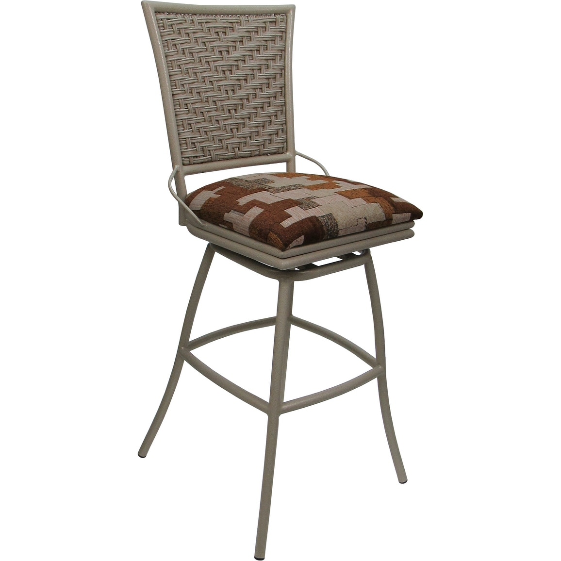 Outdoor Indoor Bar Stool Counter or Extra Tall - Erin Armless - Beige - Bar Stool