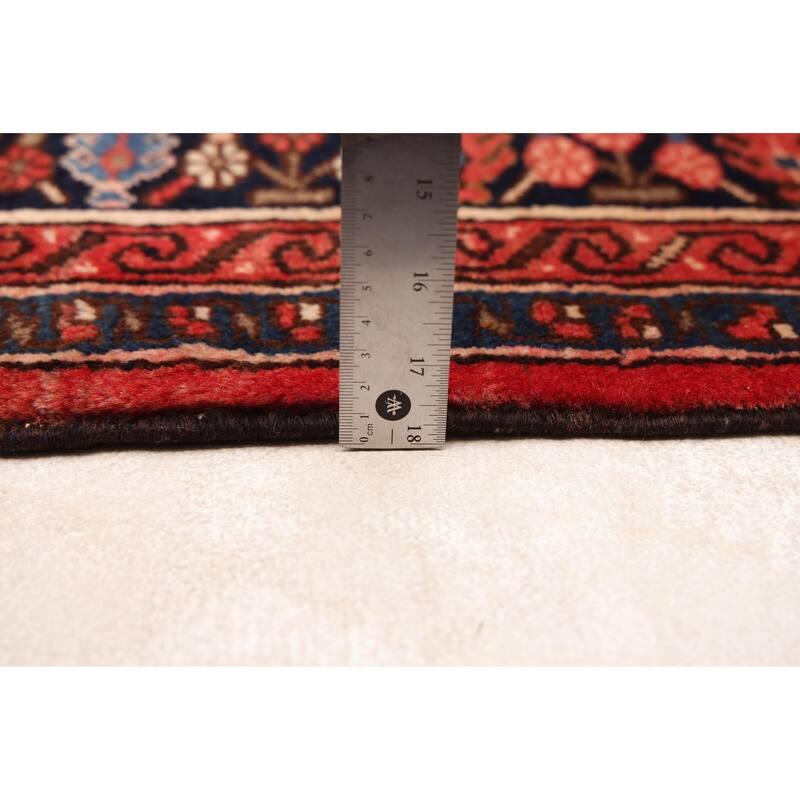 ECARPETGALLERY Hand-knotted Andelz Red Wool Rug - 4'11 x 6'7