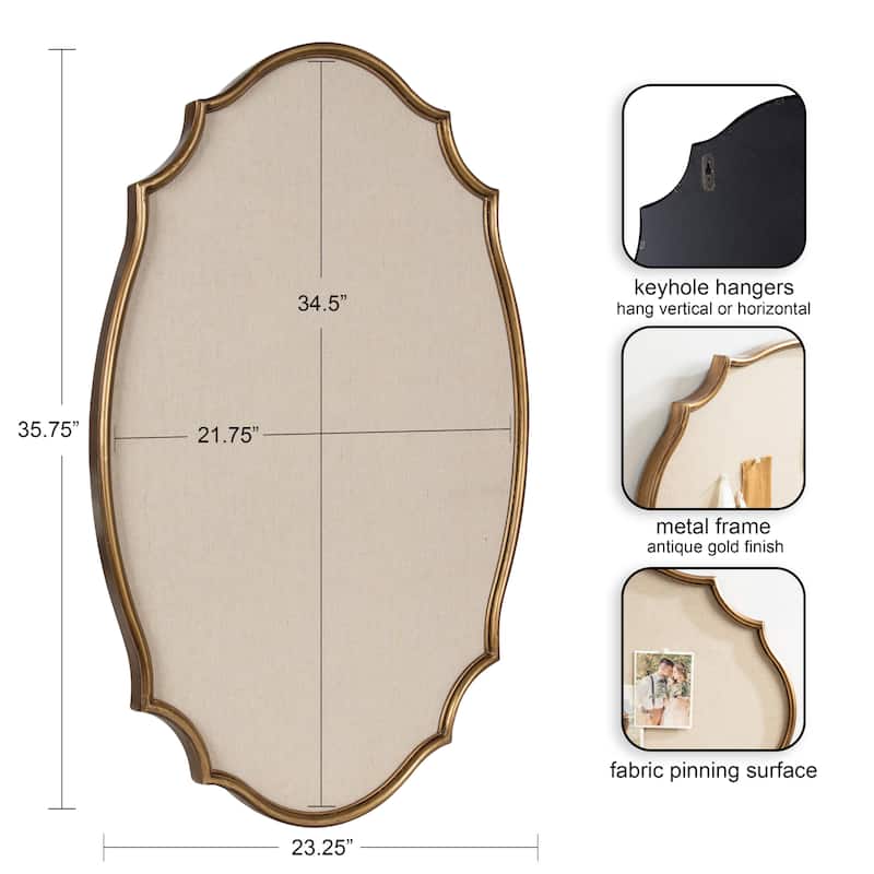 Kate and Laurel Leanna Framed Pinboard