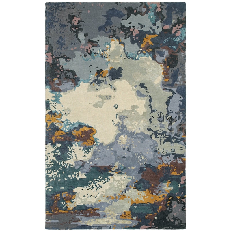 HomeRootsAbstract Industrial Rectangle Area Rug