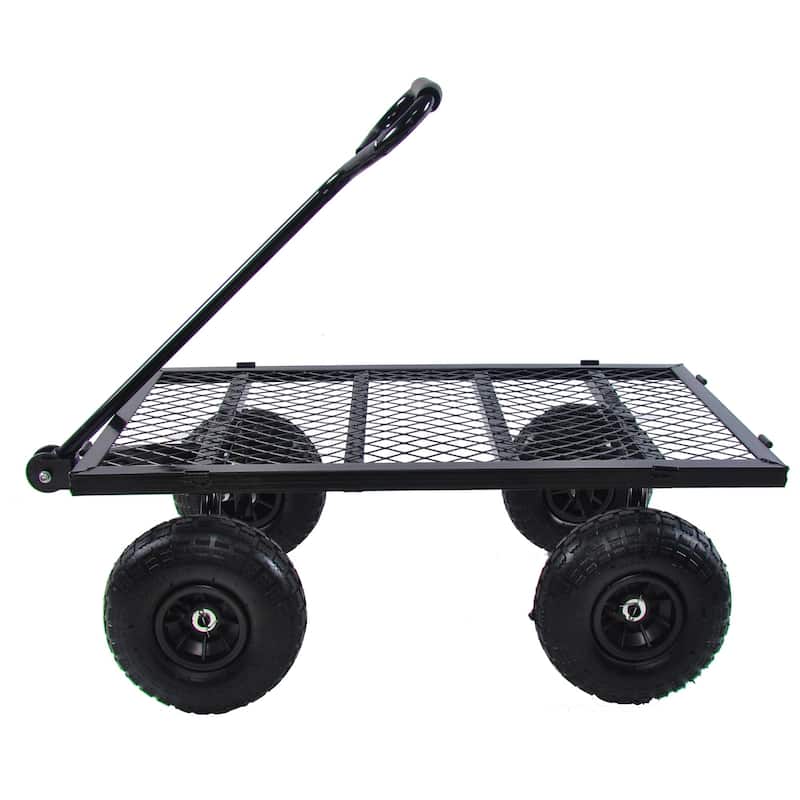 Wagon Garden Cart Trucks with Steel Frame