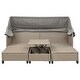preview thumbnail 25 of 27, 4 Piece UV-Proof Resin Wicker Patio Sofa Set