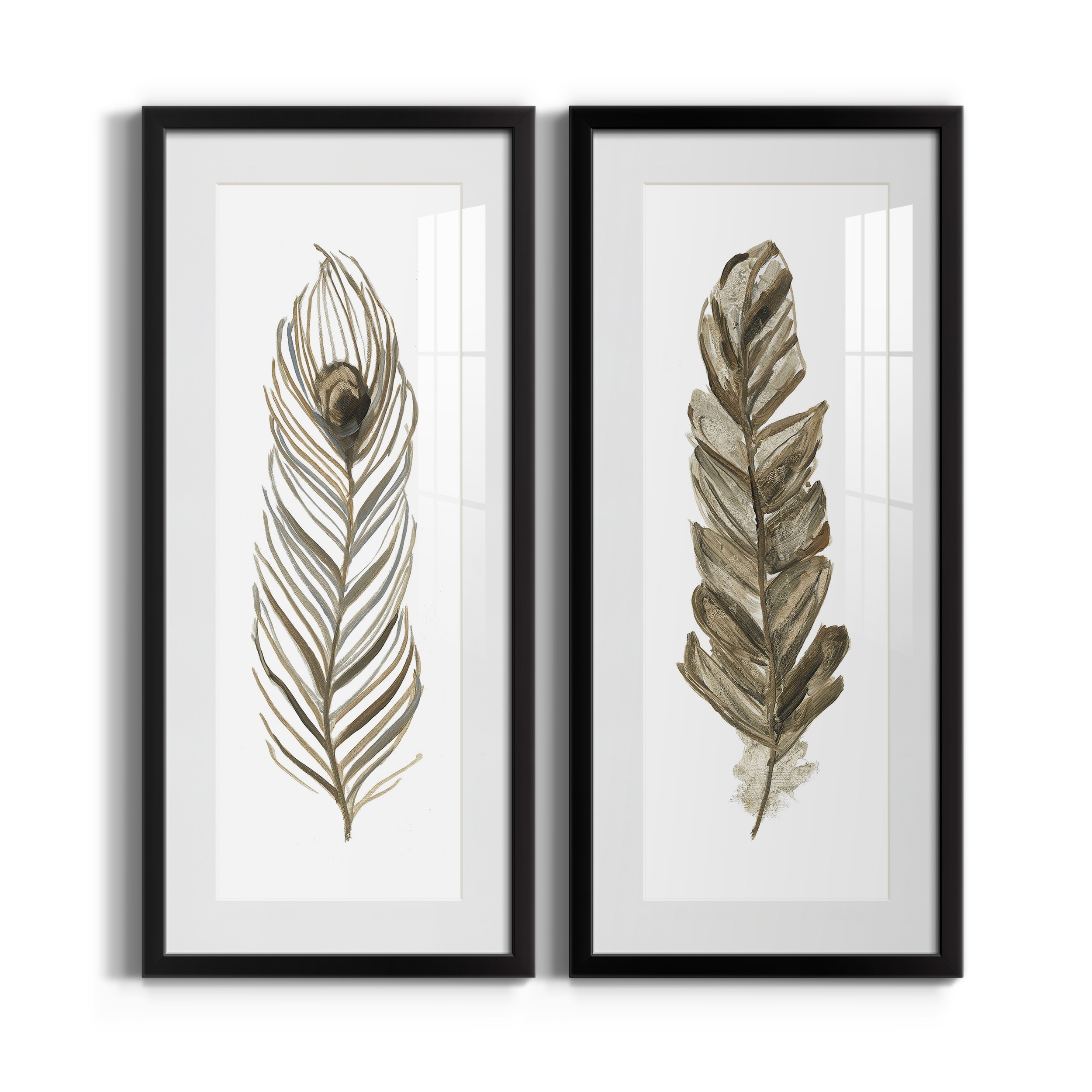 Soft Feather II-Premium Gallery Framed Print - Ready to Hang