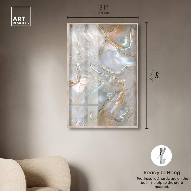 Fluid Preciousness IV Shadowbox by Art Remedy