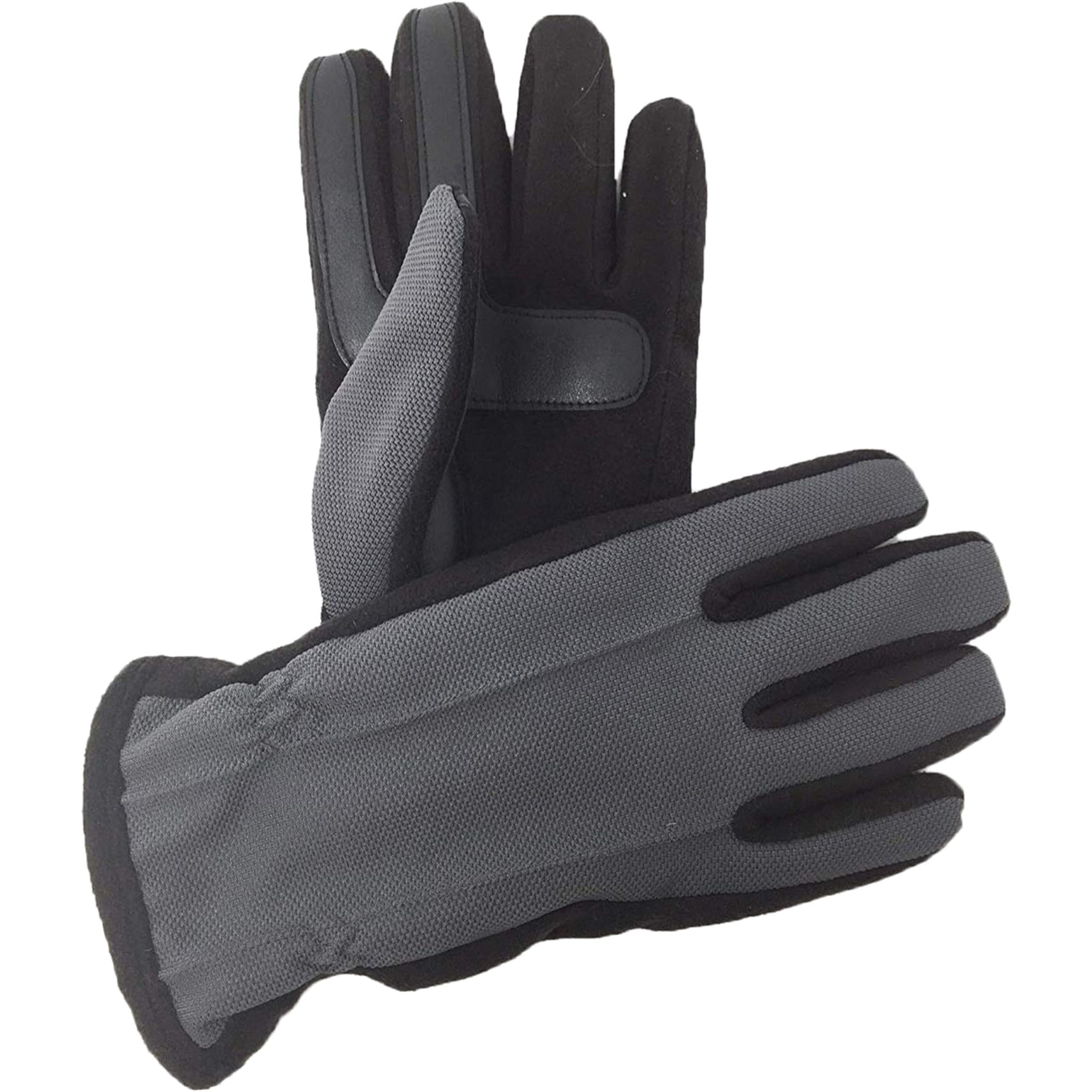 Shop Isotoner Mens Tech Stretch Gloves Black Large Overstock