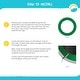 preview thumbnail 5 of 6, SkyBound Universal Replacement Trampoline Safety Pad - Dark Green Spring Cover Fits 12ft Frame - Long Lasting Water-Resistant