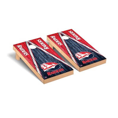 Shippensburg Red Raiders Weathered Cornhole Board Set