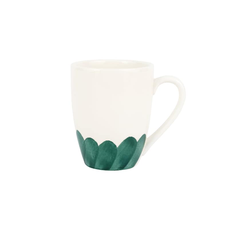 viva by VIETRI Lisbon Green Brushstroke Mug