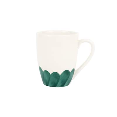 viva by VIETRI Lisbon Green Brushstroke Mug