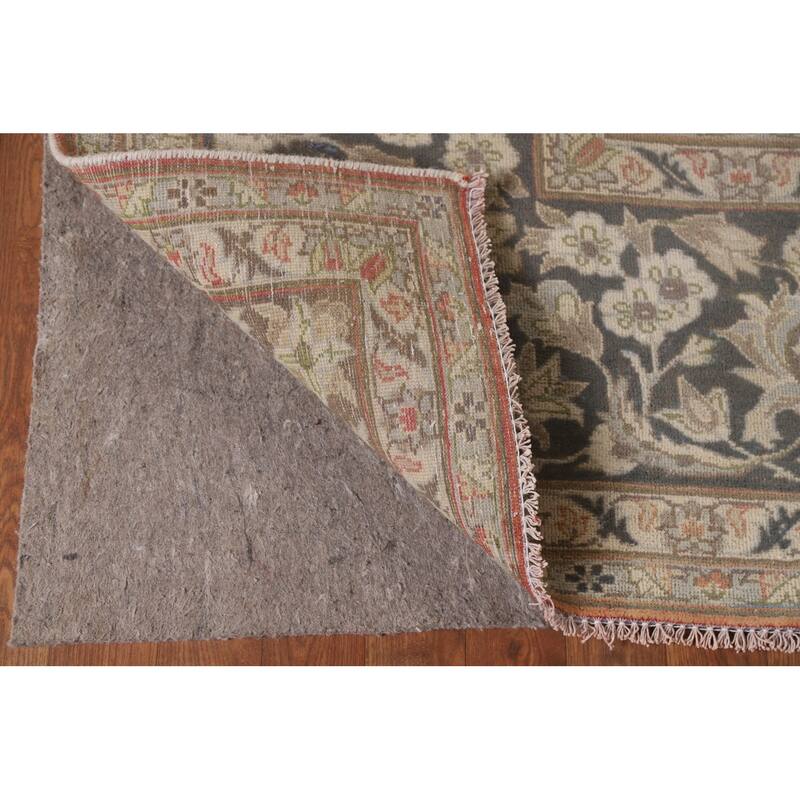 Traditional Kashan Persian Vintage Area Rug Hand-knotted Wool Carpet - 10'0" x 13'4"