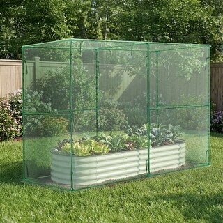 Aoodor 8'x4'x6' Crop Cage Plant Protection Netting Tent with