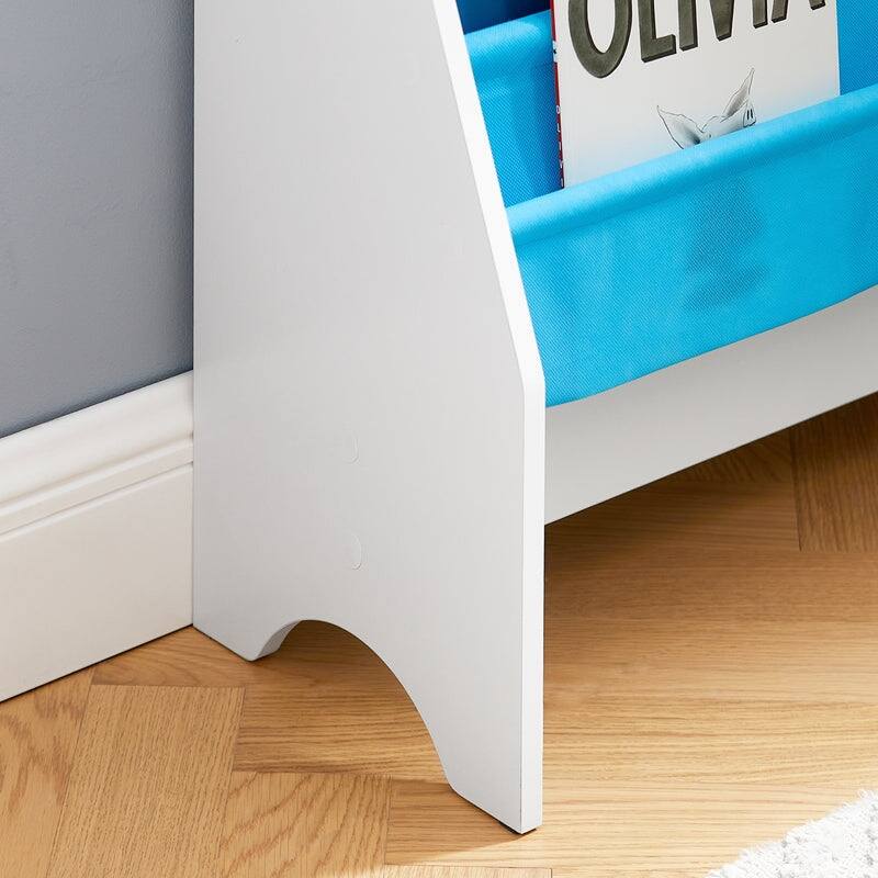 Haotian FRG225-W, Children Kids Bookcase Book Shelf Toy Standing Storage